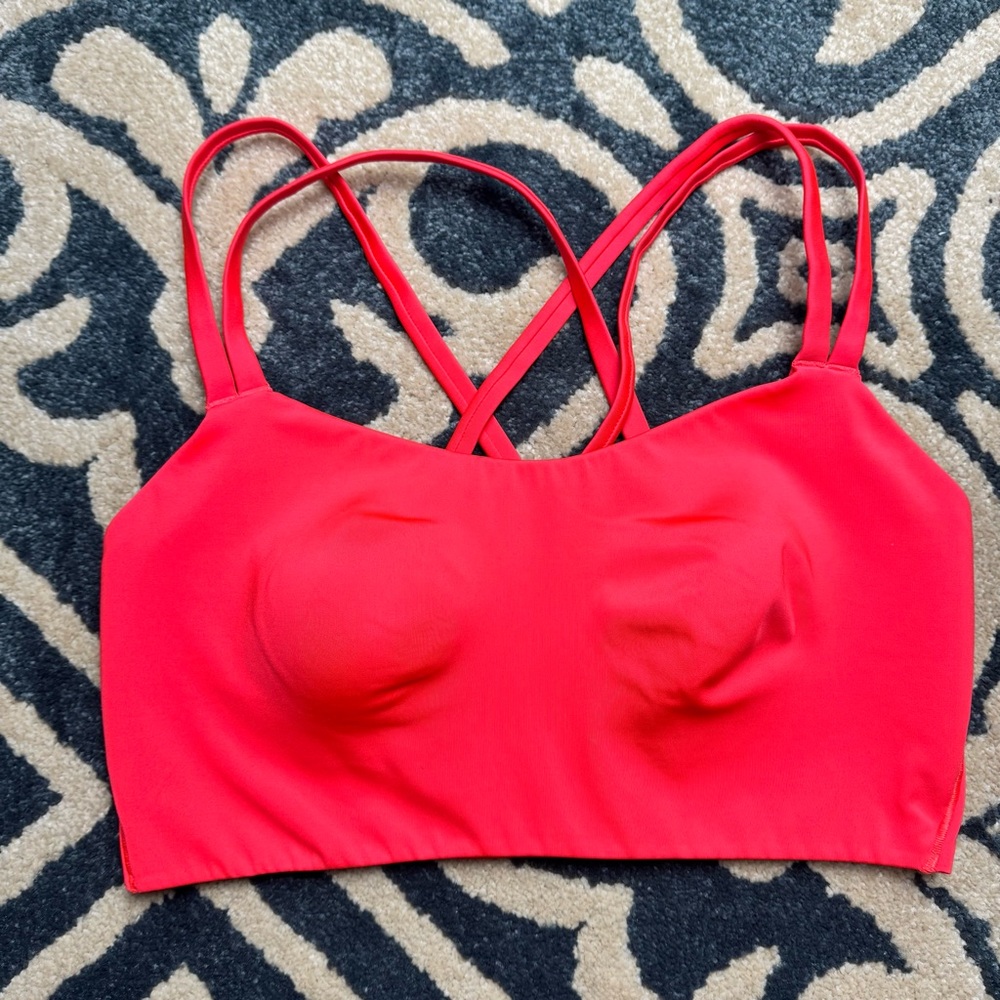 Savage X Fenty Vibrant Pink Strappy Bra